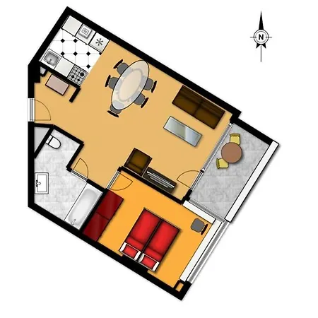 Self Check-in, Danube Bank, Free Parking Apartament