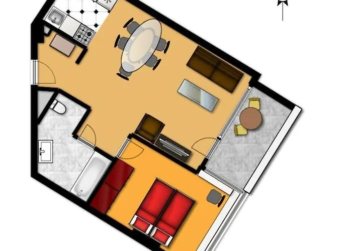 Self Check-in, Danube Bank, Free Parking Appartement