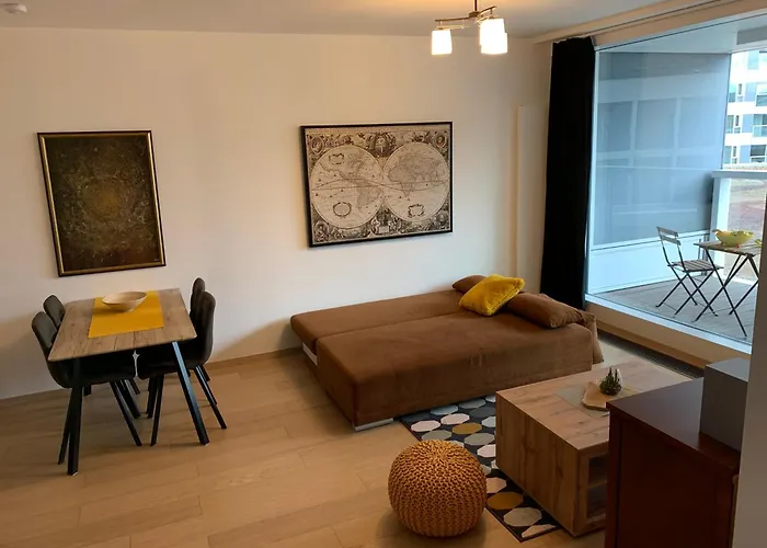 Self Check-in, Danube Bank, Free Parking Apartament *